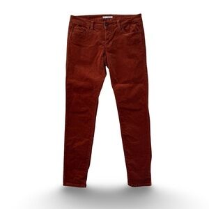 CAbi Burnt Orange Corduroy Pants Women’s size 6‎